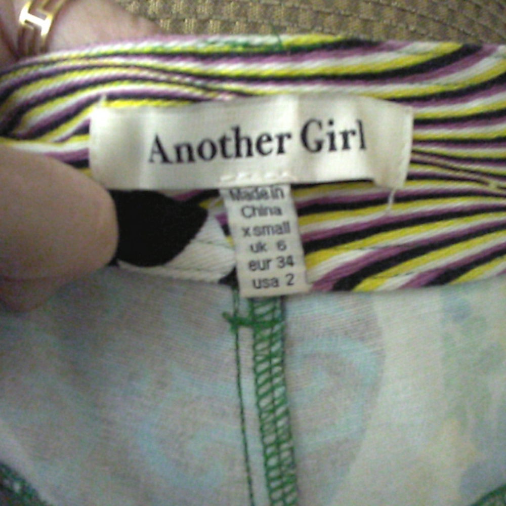 Bnwot Multicolor Patterned Capri Pants (Crazy ) B… - image 2